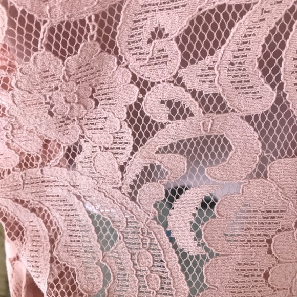 Liz Claiborne Long Sleeve Lace Top - Picture 3 of 7